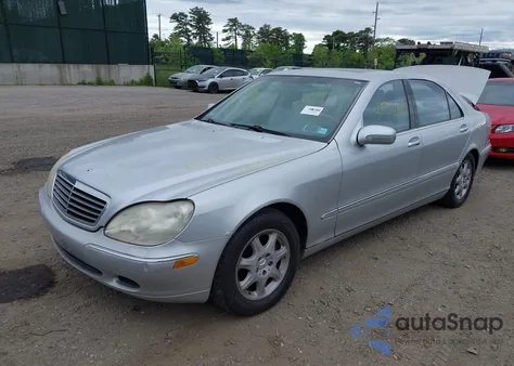 2001 Mercedes-Benz S 500 из США, поврежденный, VIN WDBNG75J91A174025